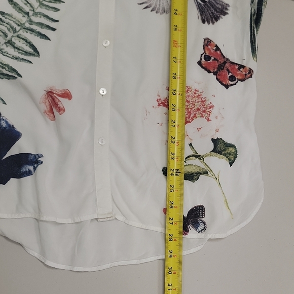 Desigual White Nature-Inspired Women's Blouse - Picture 12 of 16